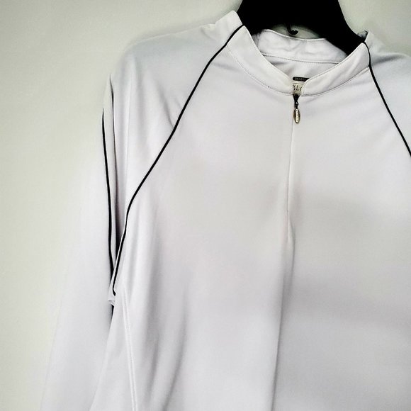 LOPEZ Women's Long Sleeve Golf Shirt Zip Up Pullover Performance Activewear MED - Picture 3 of 8
